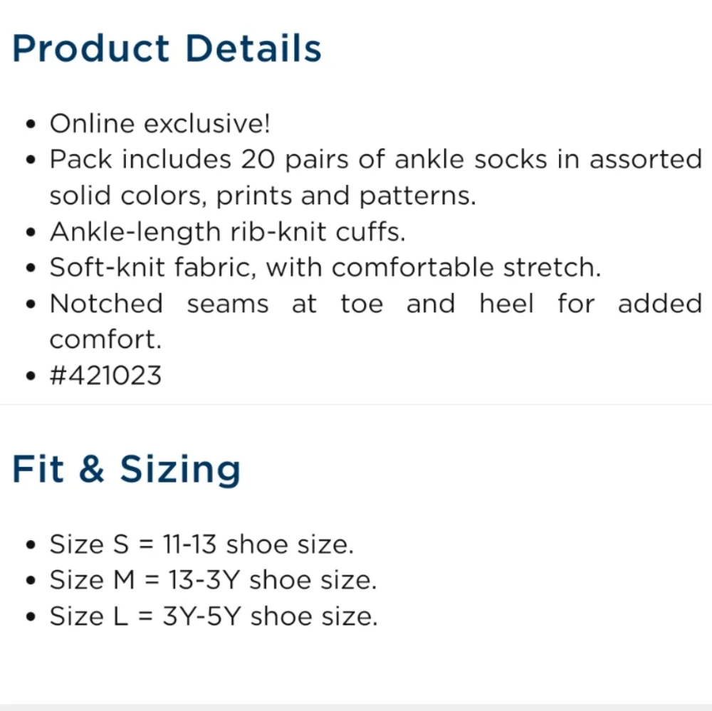 👀50% OFF - NWT‼️ Old Navy brand 20 pairs of Girl's Ankle Socks